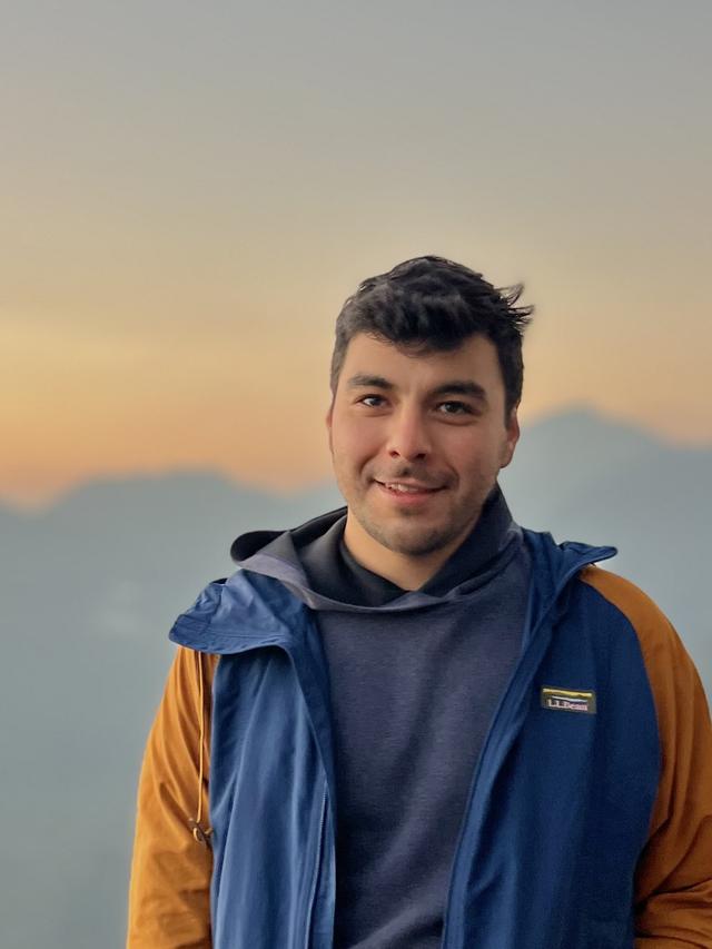 Very well lit photo of Jesus in front of scenic volcano background in Guatemala